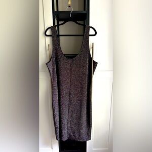 Multi-colored simmered black dress. By Forever 21 size 3X.